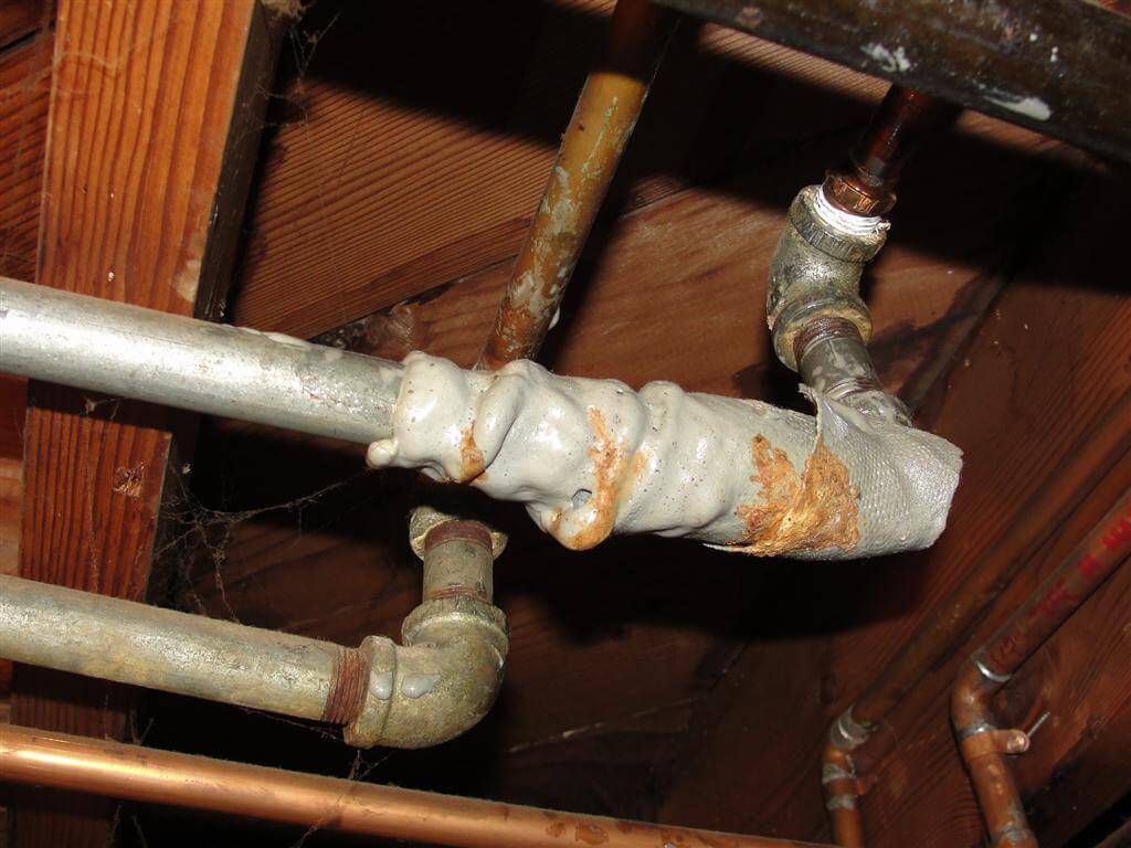 replacement of pipes in apartment building