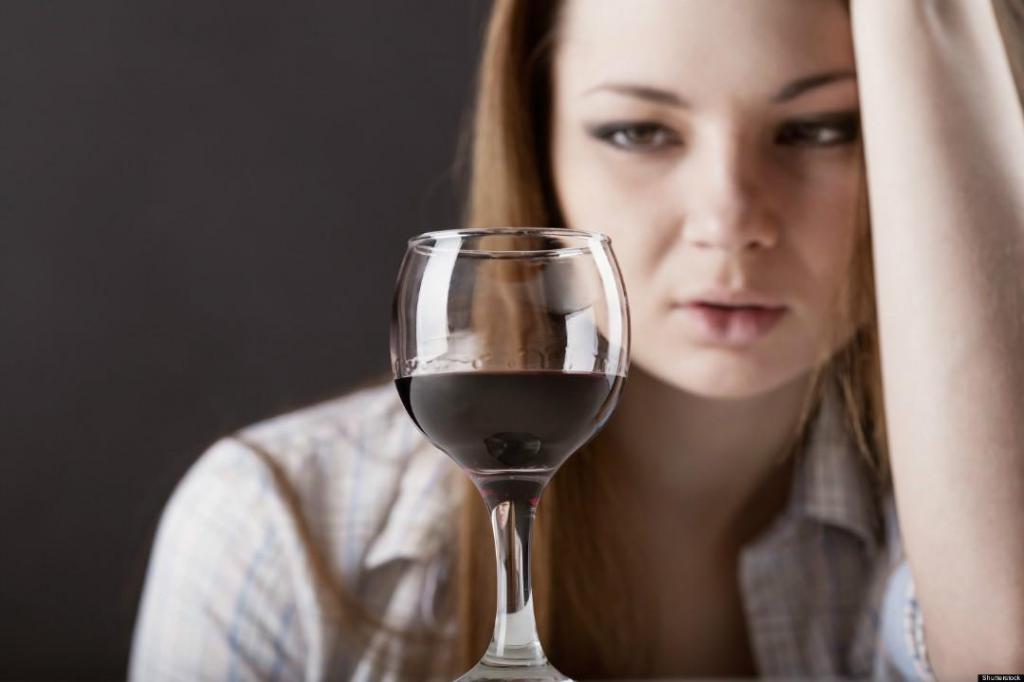 Weibliche Alkoholismus