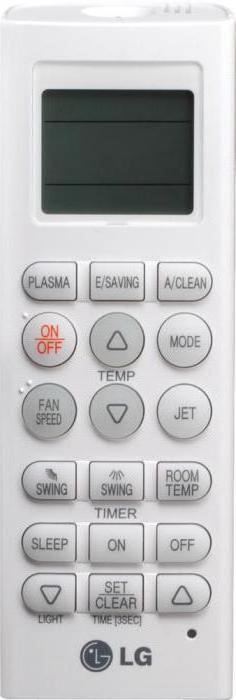 lg plasma air conditioner manual for remote control