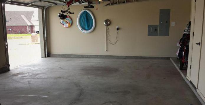 стяжка підлоги в гаражі