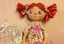 Pattern textile doll in natural size. Manufacturer of textile dolls: a master class
