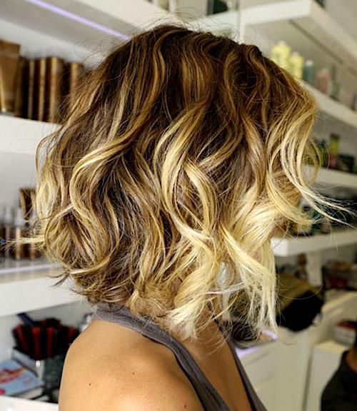 staining Ombre on short hair
