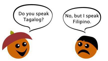 donde se hablan en el idioma tagalo