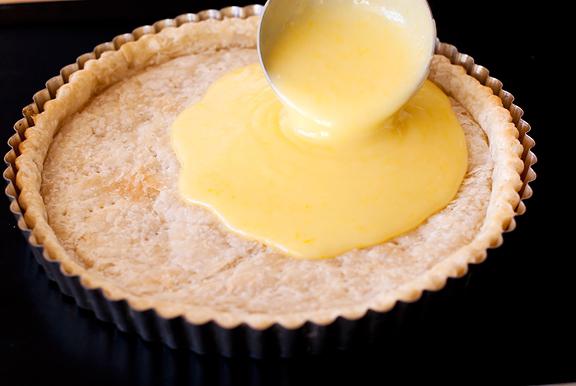 Lemon tart recipe with photo
