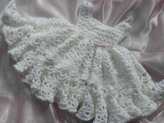 eleganckie вязаное sukienka dla dziewczynki 1 rok