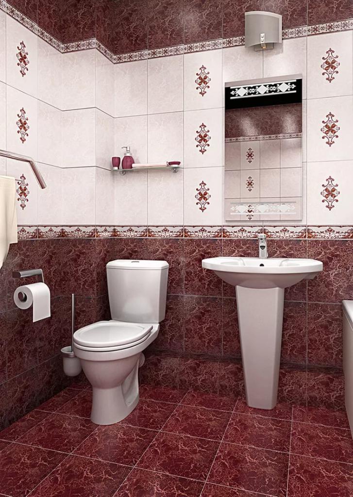 Design pequena banho com wc