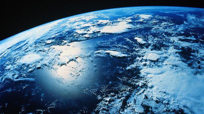 foto de la tierra desde el satélite