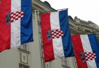 The flag of Croatia as a national symbol