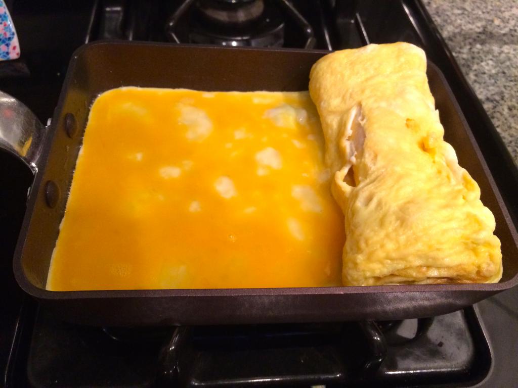 wie zu Kochen ein Omelett Foto in einer Pfanne Rezept