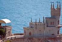 निगल घोंसला Crimea में, रोमांटिक महल में मध्ययुगीन भावना