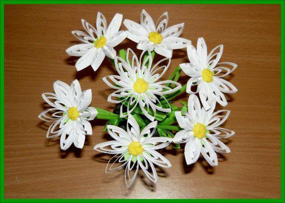 how to make Daisy quilling