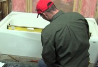 Installation of acrylic baths with their hands: manual