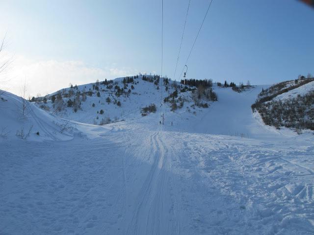 la pista en la estación de esquí de edelweiss