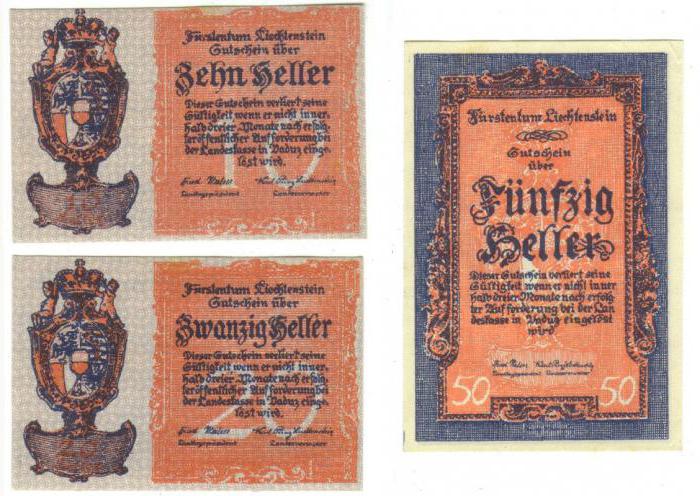 валютасы Лихтенштейн фото