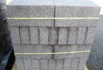 Concrete block: types and characteristics