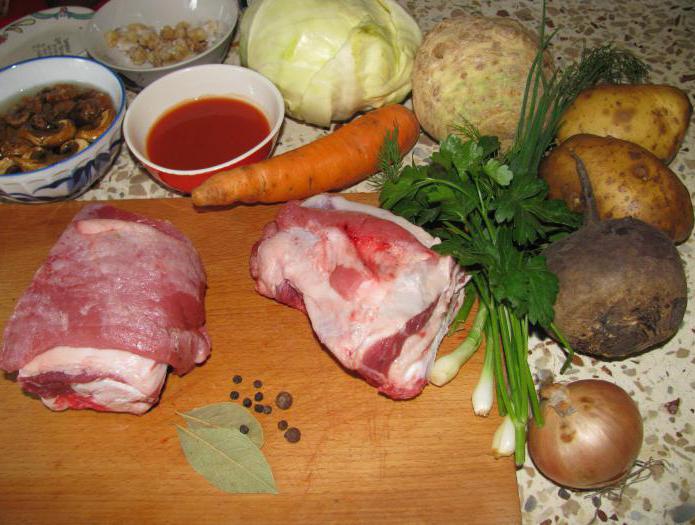 pancar çorbası malzemeler ürün