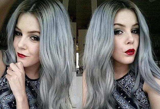 gris el color de pelo