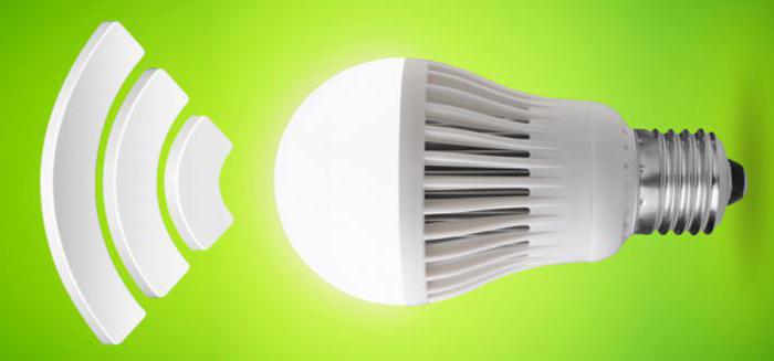 Internet light bulb li-fi