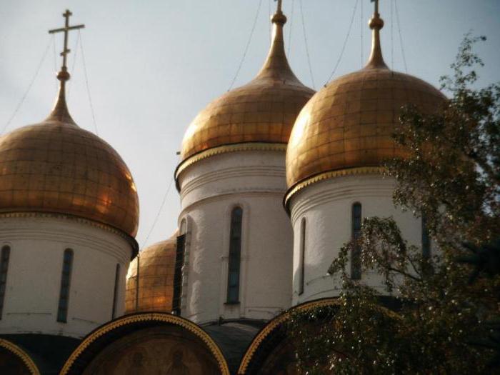 主要的教堂，莫斯科克里姆林宫的被称为