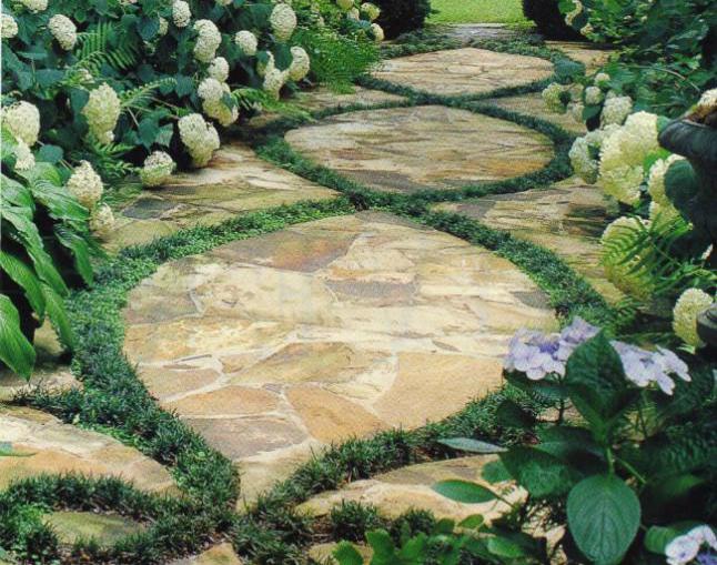 paths in the garden material