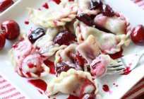 Dumplings with frozen cherries: recipe. How to cook dumplings with cherries