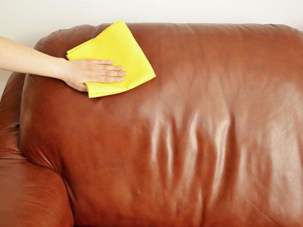 cleaning of leather sofas