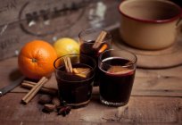 Sıcak şarap ile portakal ve tarçın: yemek tarifi evde