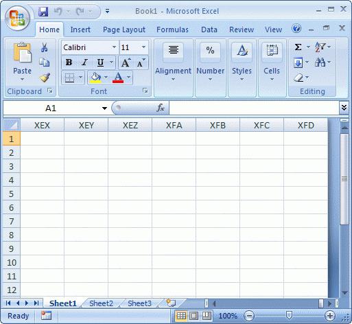 How to create a table in Excel 2010