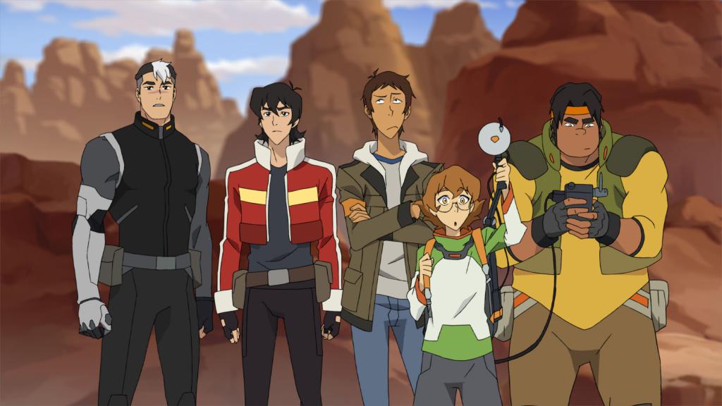 Team Voltron from the animated series
