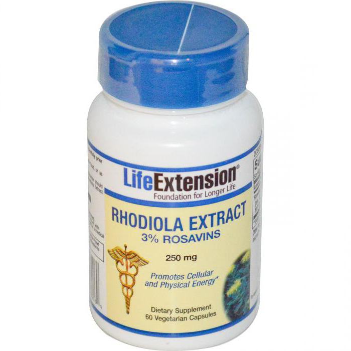 extrato de rhodiola instruções de utilização