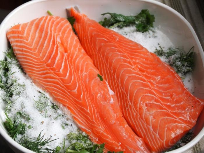 Como засолить filé de salmão?