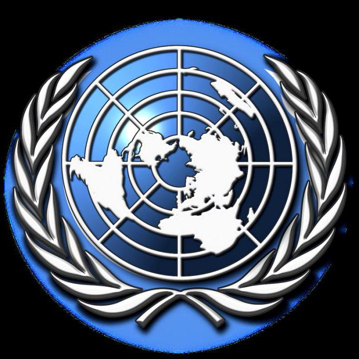 Farbe der Flagge der Vereinten Nationen