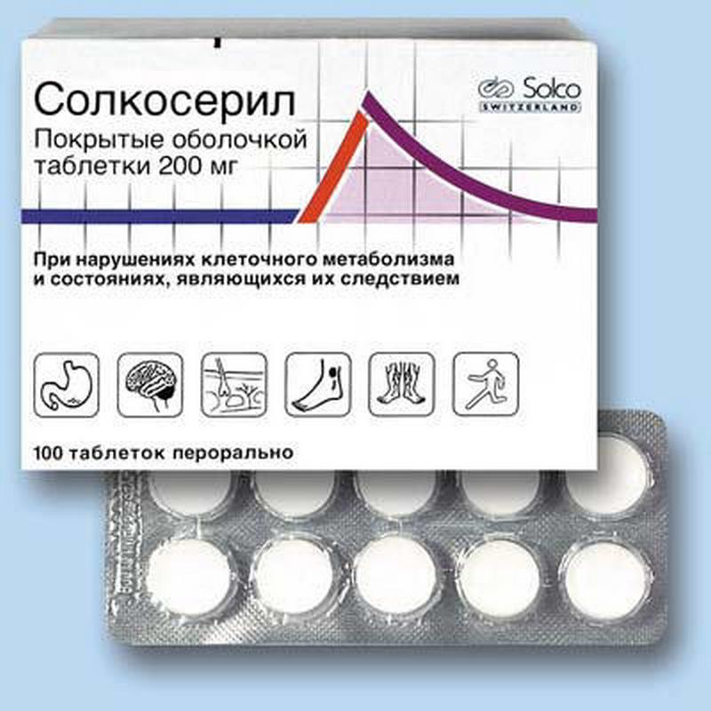 Tabletten solcoseryl