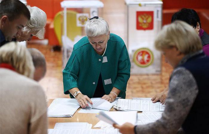 las circunscripciones electorales y urnas