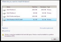Nicht installiert Windows 7 auf der Festplatte. Installieren von Windows 7: schrittweise Anleitung