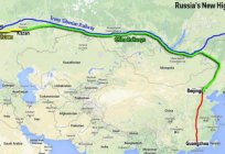 High-speed railway Moscow-Beijing: the construction scheme, the project and the location on the map