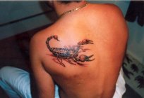 価値のタトゥーです。 Scorpio