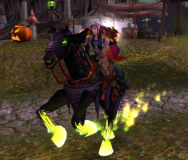 reins of the horse of the headless horseman