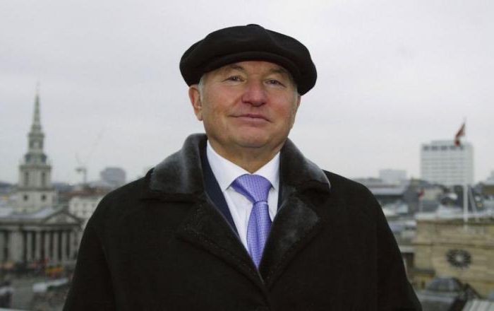 der Bürgermeister von Moskau Juri Luschkow