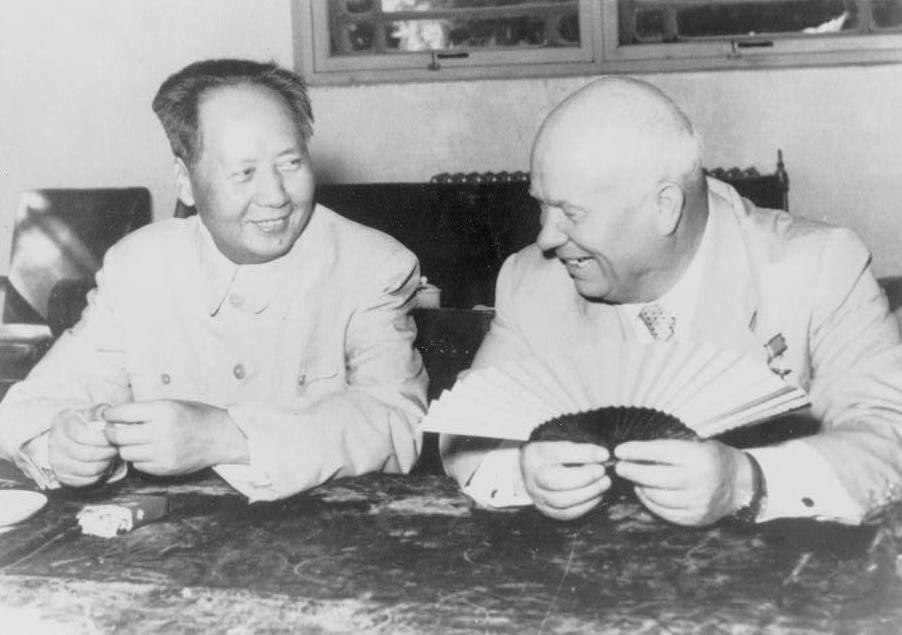 Nikita Chruszczow i Mao tse tung