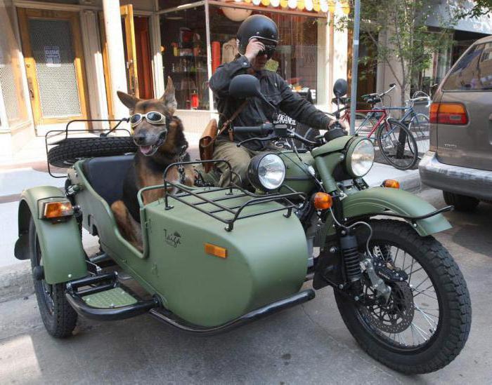 the latest model of a motorcycle Ural