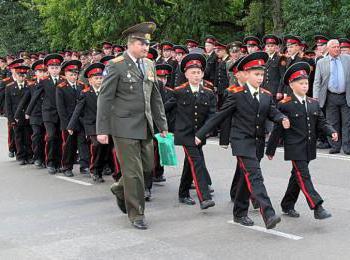 مدرسة سوفوروف العسكرية في تفير الصورة