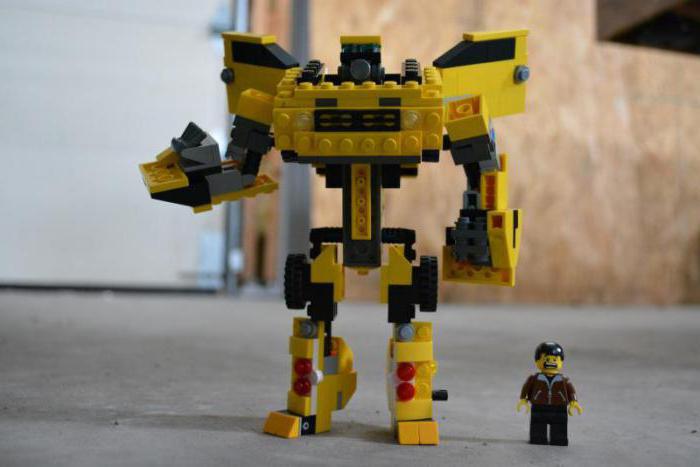 how to make a LEGO transformer bumblebee