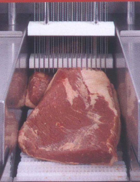 Wärmebehandlung von Geflügelfleisch Foto