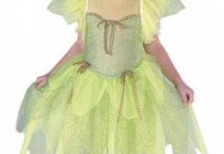 How to sew a fairy costume Tinker bell with your hands?