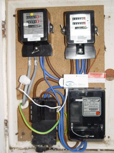 how to connect single-phase electricity meter old