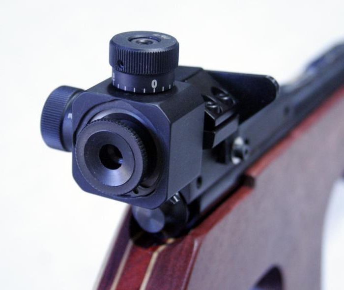 a visão биатлонной rifle