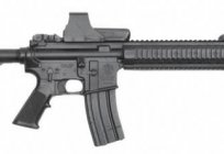 Americana do rifle de assalto rifle M4: fotos e características de armas