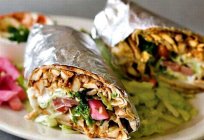 Dietética shawarma en el hogar: recetas