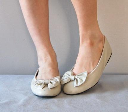 beige ballet flats wear them with anything